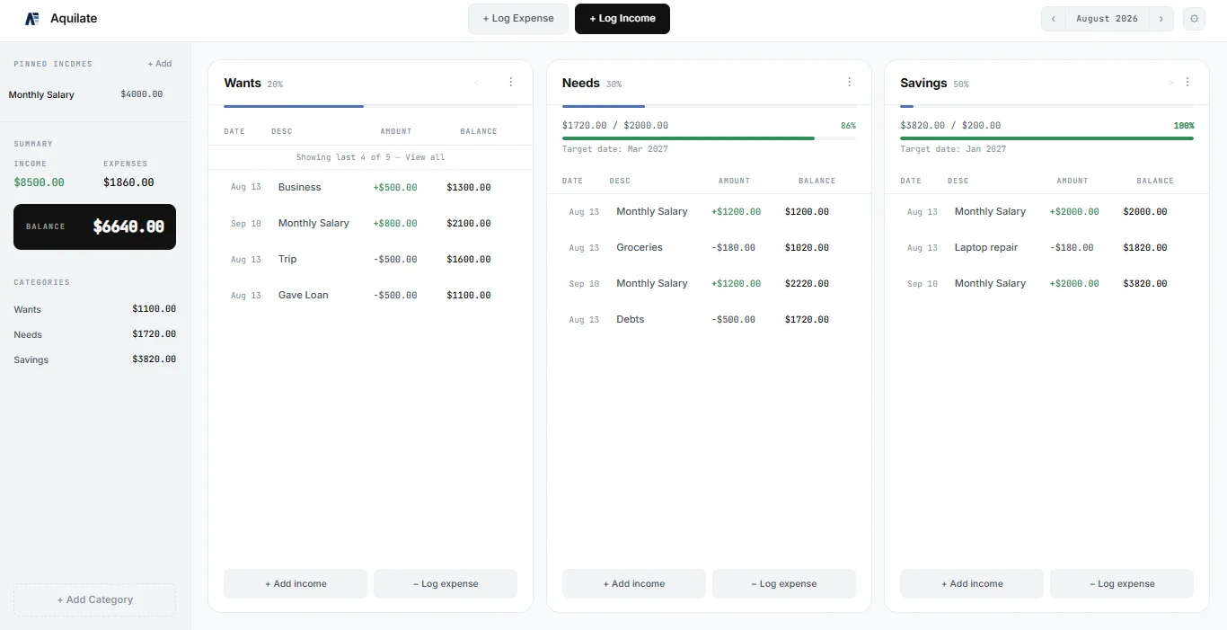 Aquilate | Absolute Financial Privacy