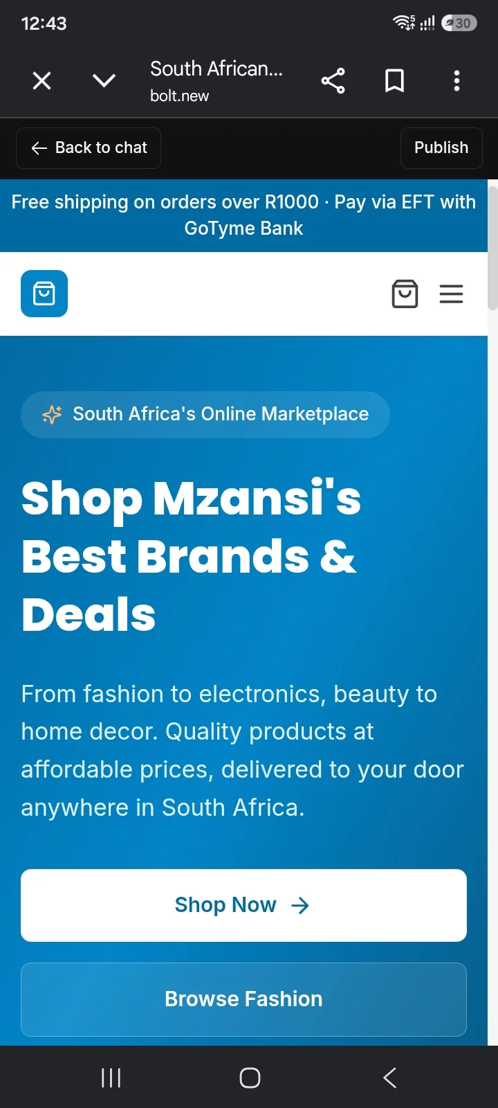 South Africa's Online Marketplace