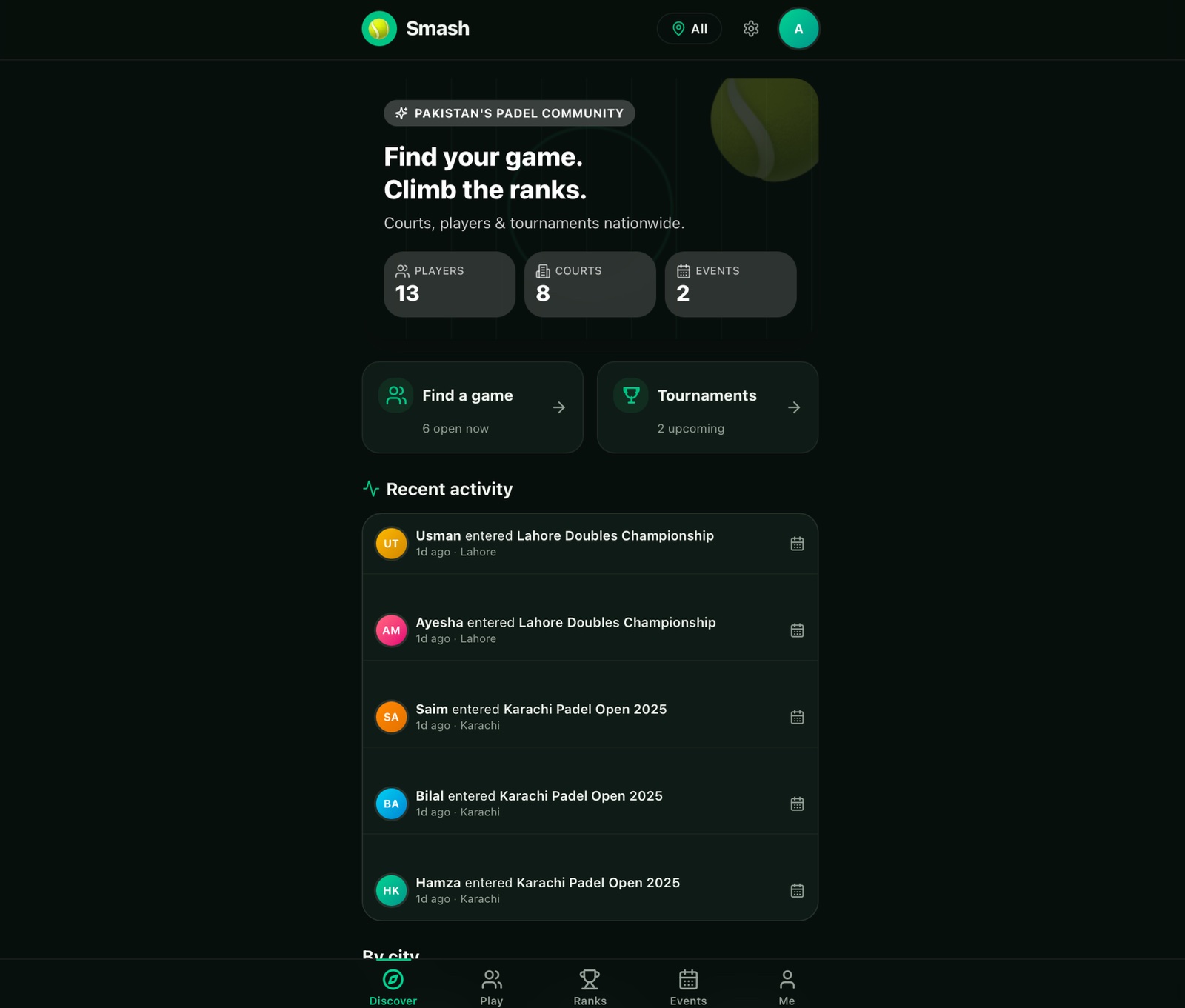 Turnkey Padel Sports Platform | Next.js 16 PWA | ELO Ranking, Tournaments, Court