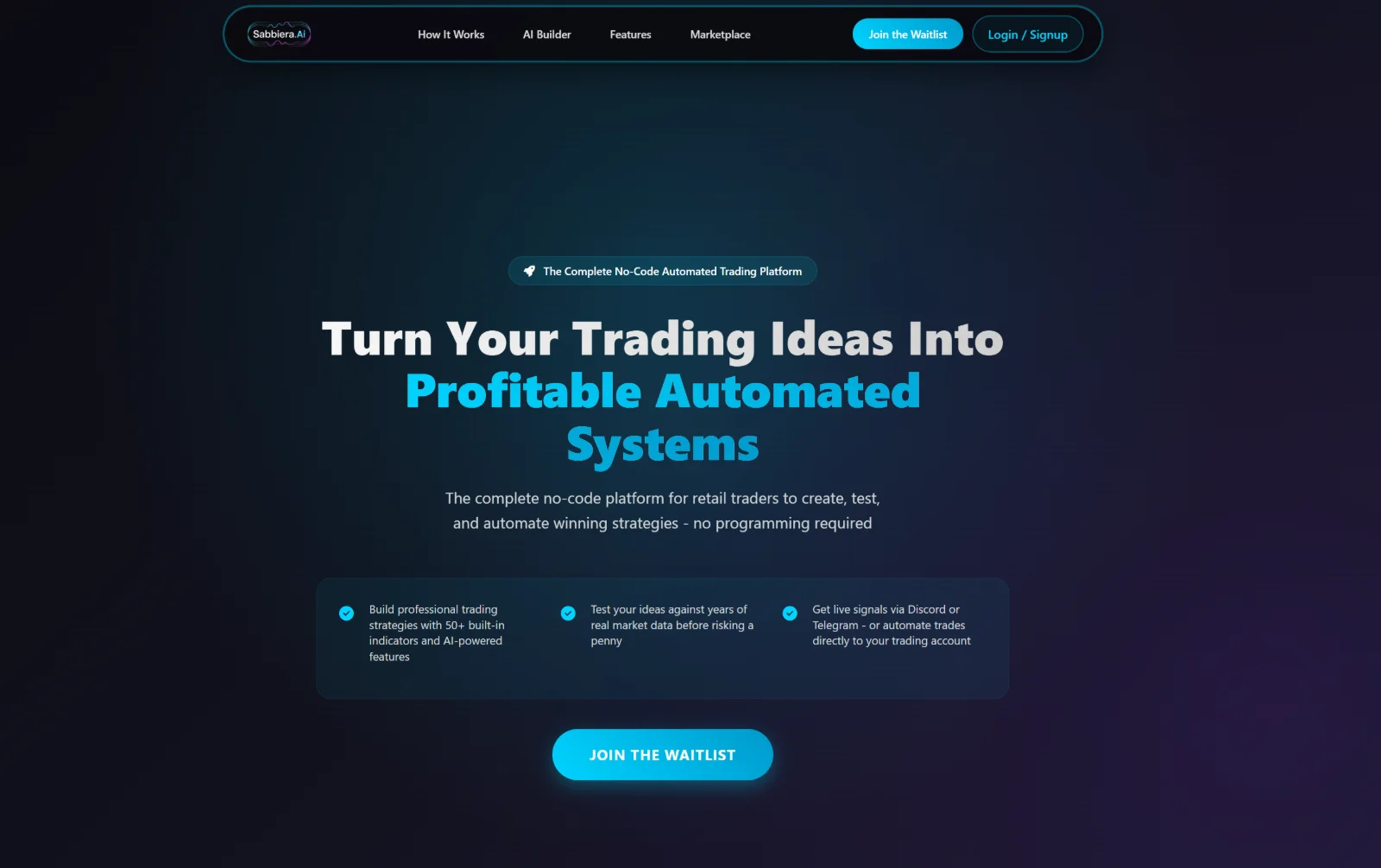 Automated AI Trading Platform