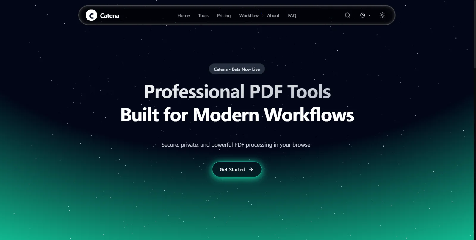 Catena: Premium Privacy-First PDF Suite