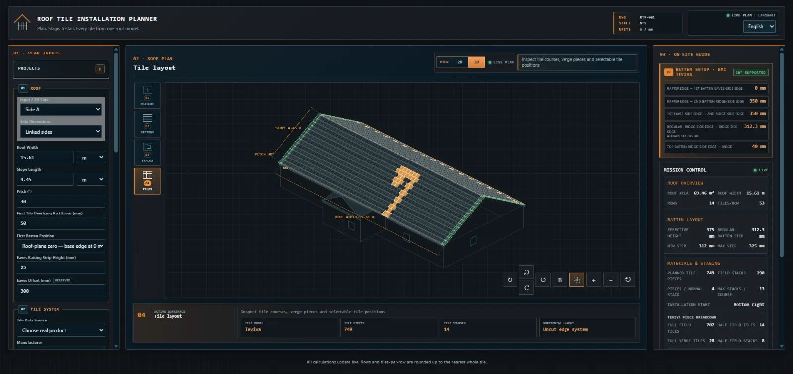 RoofTileCalculator