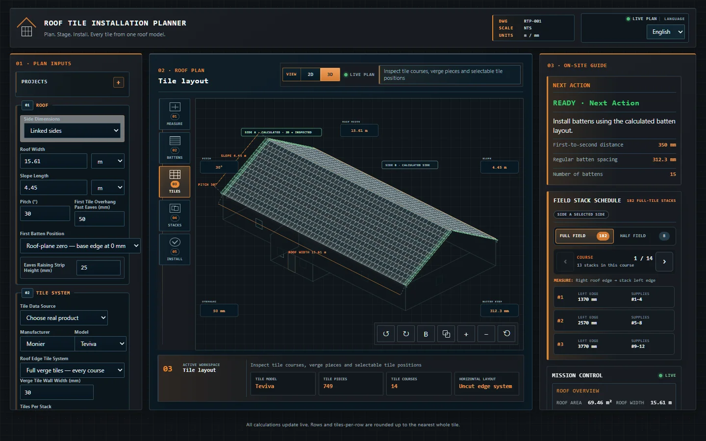 RoofTileCalculator