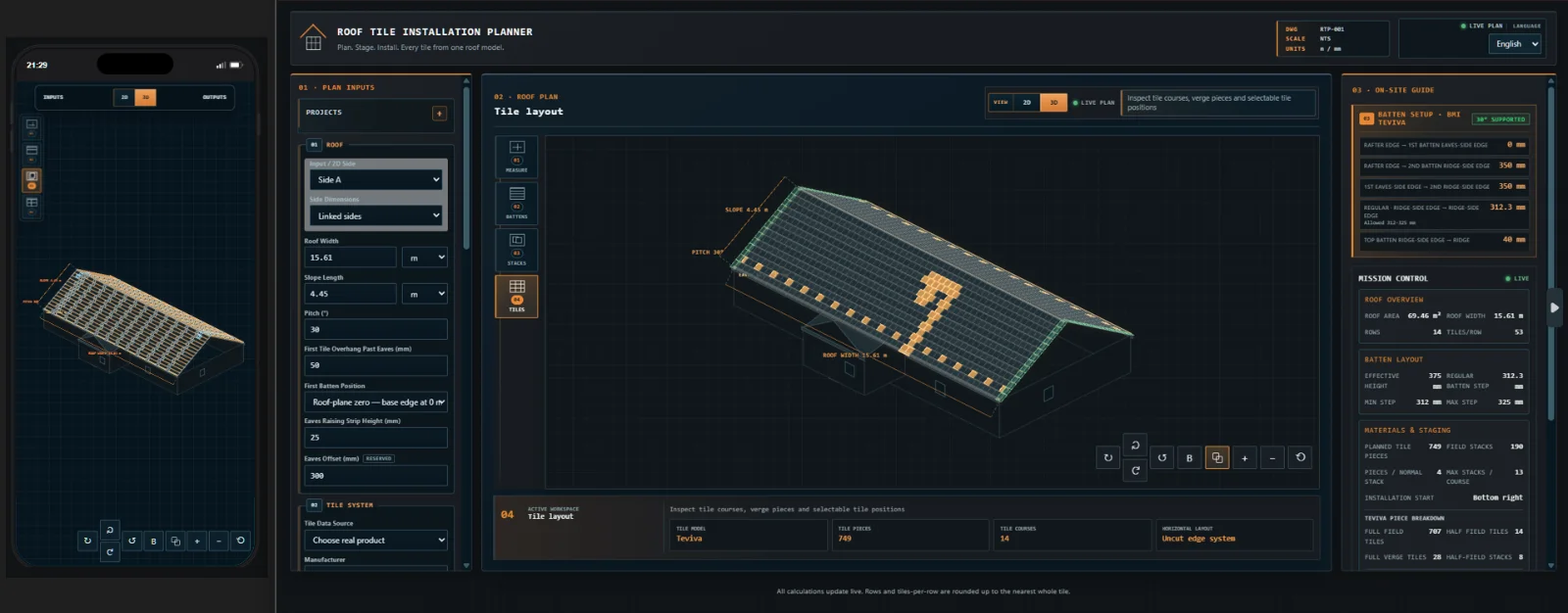 RoofTileCalculator